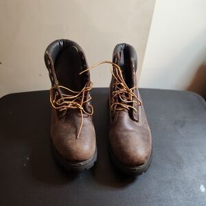 Timberland Dark Brown Leather Boots
